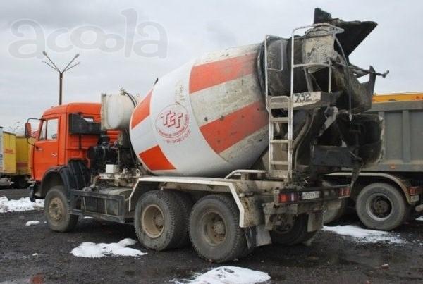 Бетон М100, М150, М200, М300 гранитный заполнитель